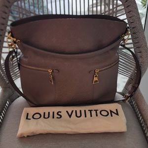 Louis Vuitton Empreinte Melie Taupe Beige hobo tote